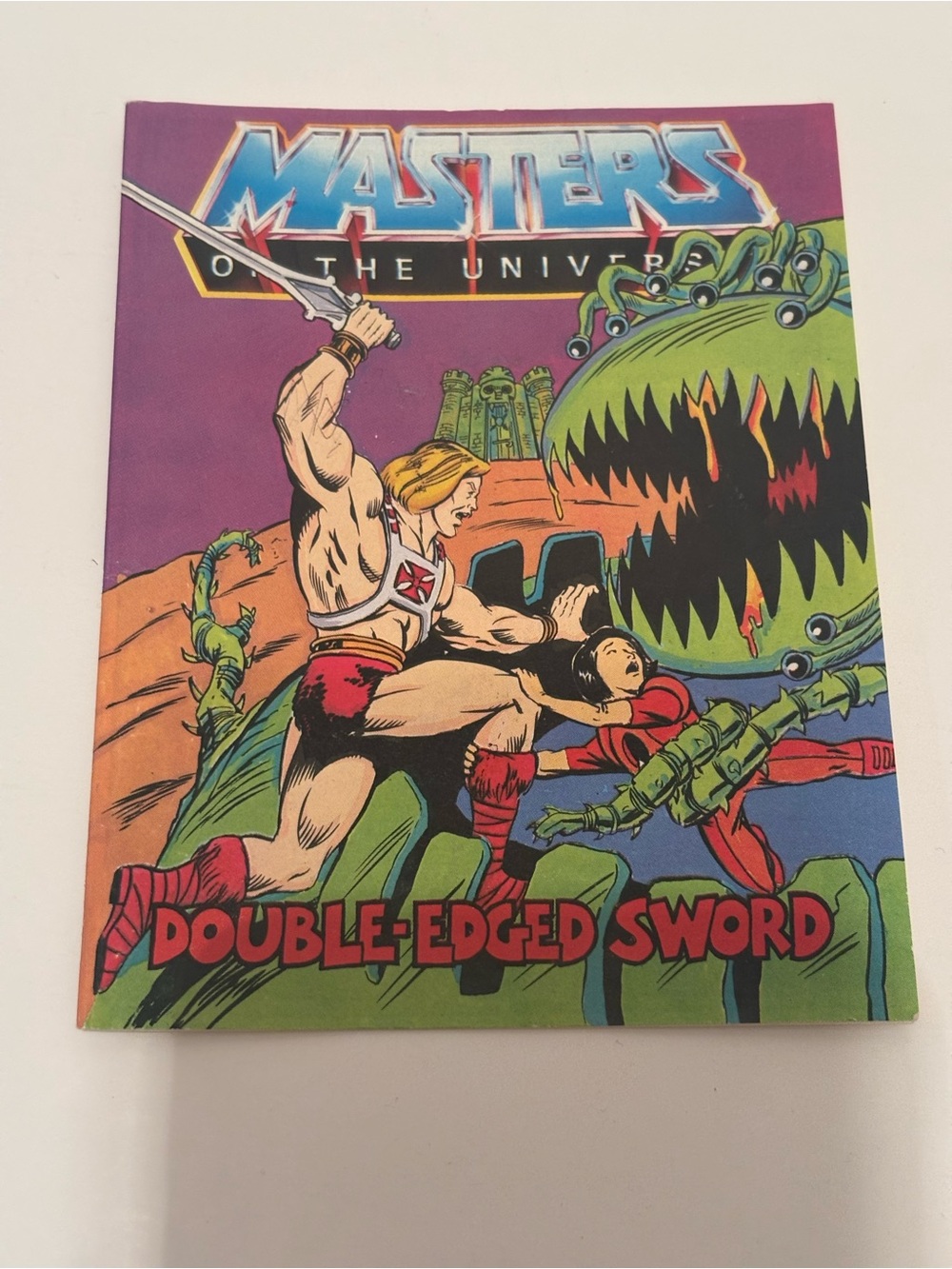 Vintage 1983 Mattel Masters of the Universe MOTU Double Edged Sword Mini Comic